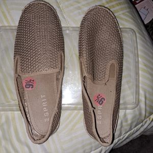 Slip on Tan shoes